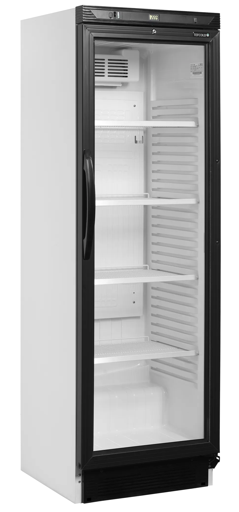 TEFCOLD CEV 425 1 LED – Prosklená lednice, 345 l, bílá